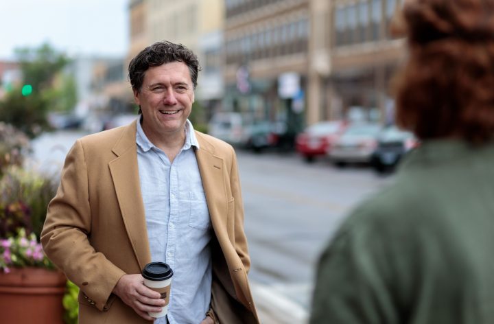 Aric Putnam on a downtown St. Cloud street